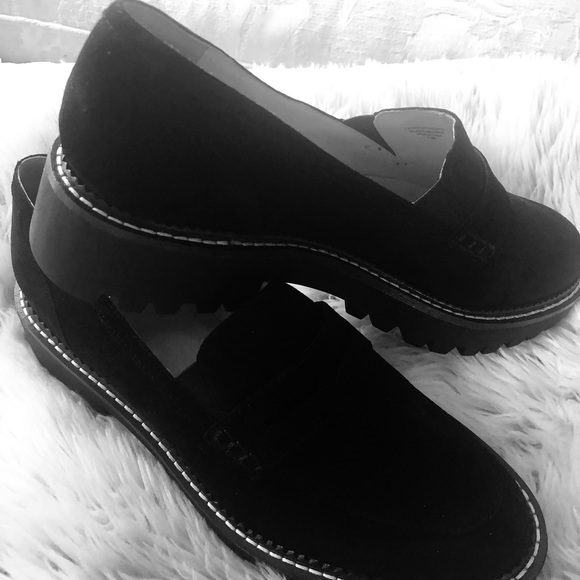 J.JILL STEPHANIE BLACK SUEDE LOAFERS - Picture 10 of 10